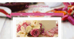 Desktop Screenshot of exoticcakesanddesserts.com
