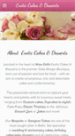 Mobile Screenshot of exoticcakesanddesserts.com