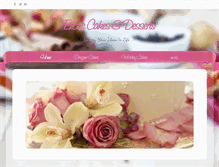 Tablet Screenshot of exoticcakesanddesserts.com